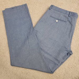 Express Mens Dress Pants Bright Navy Blue Slim Fit